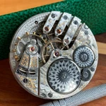 1903 Elgin Grade 243 16S 17 J Finger Hunting Case Pocket Watch Movement Repair. Fixed Price $237.50.