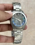 Very Rare Y2K Fossil Big Tic JR-8199 Animated Blue Black Flame, Box, New Battery. Fixed Price $241.81.