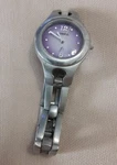Women's Fossil Forever F2 All Stainless, Steel Purple Dial Bracelet Watch ES9507. Fixed Price $14.60.