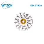 Day Disk For Eta Movement 2790/1 English- Spanish, White At 3. Fixed Price $9.97.