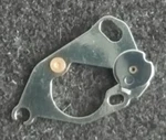 Longines Caliber 950.2 Part No 2632 (unlocking Yoke For Date Indicator, Mounted). Fixed Price $24.73.