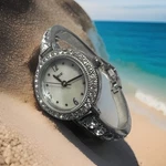 Relic Mother Of Pearl Face Ladies WATCH,ZR33791 820709, WR50M,6 Inches Band.. Fixed Price $14.05.
