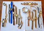 Collection Of 17 Quartz Women's Wrist Watches Different Makers/styles. Fixed Price $115.00.