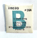 Bulova 10EBD #16A Winding Stem, Nos Watch Part Sealed Orig. Pkg. Fixed Price $11.00.