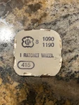 Eta Cal 1090 1190 Replacement Watch Part. Ratchet Wheel. Fixed Price $10.00.