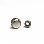 Silver Screw Crown 6.9MM - Universal Fit Luxury Watch Repair Part. Fixed Price $19.99.