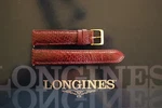 Longines 18MM Genuine Burgundy Lizard + Gold Buckle & Strap. Fixed Price $164.99.