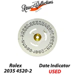 Rolex 2035 4520-2 Used Good Condition Date Indicator Silvered 21,5MM. Fixed Price $128.07.