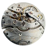 Antique 16S 1905 Hampden 21J Mechanical Pocket Watch Movement Wm. Mckinley Usa. Fixed Price $146.90.