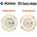 Harley Ronda 705 Quartz Watch Movement, 3 Hands, Date Or 6 (swiss Made). Fixed Price $38.95.