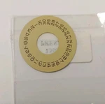 Date Disc For Rolex President 1565 Movement Champagne Yellow Watch PART.#004. Fixed Price $59.00.
