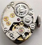 Vintage Benrus Model HM4B81 21 Jewel Watch Movement Running. Fixed Price $28.00.
