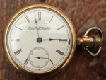 Elgin Nat'l Watch Co. Hunting Pocket - Model Grade 103 18S Runs. Fixed Price $399.95.