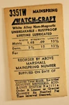 Watch Mainspring Stainless Size 3/4 X 12 13 1/2 Eta 1045. Fixed Price $12.88.