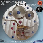 Movement Eta 6497-1, 24HR Modificated Cdg Decor, Nickel, Hand Wind Swiss Made. Fixed Price $345.00.