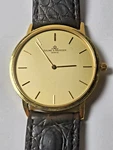 Mens Baume Mercier Classima 1830 18K Yellow Gold Quartz Watch MV045088. Fixed Price $1299.00.