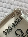 Pair Of Omega Ref 320 1321 Balance Staffs Parts New Old Stock. Fixed Price $128.00.