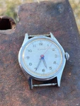 Wadsworth Vintage Military Men's Wrist Watch As 1194 Swiss 17J. Fixed Price $164.99.