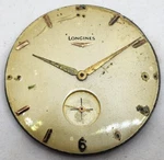 Longines 27M Complete Movement With Dial Hands - For Restoration Project. Fixed Price $85.00.
