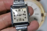 Vintage 1930S Are Deco Bulova 10AP 15J Manual Wind Men's WATCH--4 Repair. Fixed Price $159.52.