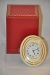 Cartier Paris Vintage Desk/alarm Swiss Clock With Manual Wind Movement. Fixed Price $350.00.