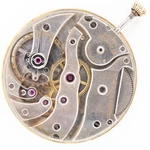 Agassiz 38.7 X 5.1 Mm 17-JEWEL Antique Pocket Watch Movement, Keeps Time. Fixed Price $288.00.