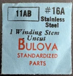 Nos New Genuine Bulova Cal. 11AB # 16A Long Winding Stem - Vintage Watch Part. Fixed Price $11.99.