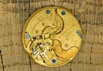 Antique Hampden Pocket Watch Movement 6S 7J Grade No 200 Model 3 Circa 1888 Gilt. Fixed Price $26.10.