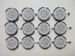 Akita Cal. 6ED1 Quartz Watch Movements - For Use Of Parts. Fixed Price $29.99.
