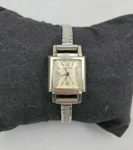 Vintage Ladies Wittnauer 10K White Gold Filled Bezel Watch Cal. 6WS7G - No Crown. Fixed Price $16.00.