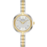 Bulova 98P193 Rhapsody Diamond Accented Gold & Silver Tone Women's Watch $475. Fixed Price $319.10.