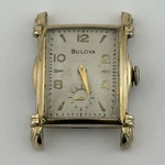 Vintage 1950S Bulova Byron Gold Filled Running Art Deco Wristwatch. Fixed Price $79.99.