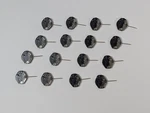 Lot Of 16 Eta 802.105 Quartz Movement 3 Hands Calendar Watch Part Nos. Fixed Price $50.99.
