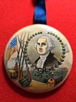 Antique Celluloid 2.25" Pocket Mirror Of General George Washington - Excellent. Fixed Price $149.50.