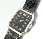 Antique 1930S Gruen Black Dial 15J Manual Wind Men's Watch For Parts / Repair. Fixed Price $82.90.