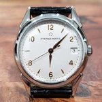 *mint* Eterna-matic Les Historiques Automatic Watch 8400.41 Swiss Made All Steel. Fixed Price $695.00.
