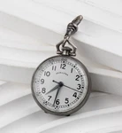 1946 Vintage Hamilton 987S Sterling Pocket Watch Runs! 6/0S 17J - 1328B. Fixed Price $279.99.