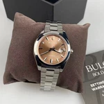 Bulova Surveyor 96B470 Brown Dial Stainless Steel Men's Automatic Watch 39 Mm. Fixed Price $286.12.