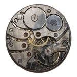 Runs Briefly Vintage Tribune 17 Jewel 12 Size Pocket Watch Movement 37MM Lot 410. Fixed Price $28.00.