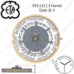 Genuine Eta 955.132 Watch Movement Swiss Hands, Date. Fixed Price $120.95.