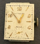 Vintage Wittnauer Cal 73 Revue Men's Watch Movement Running Ticks 17J Swiss. Fixed Price $24.95.