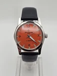 Vintage 1960S Henri Sandoz Fils Manual 17 Jewel Men Analog Watch Orange Dial. Fixed Price $85.00.