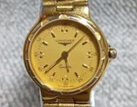 Longines Conquest Quartz Ladies Wristwatch Running Gold Tone 16.0CM. Fixed Price $228.57.