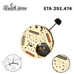 Eta 251.474 Swiss Movement-chronograph-white Disk At 6-3 COUNER-HEIGHT:6.61MM. Fixed Price $105.00.