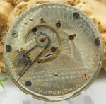 Antique Pocket Watch Movement Hampden Rr Grade Dueber Grand 18 Size 17 Jewel M4. Fixed Price $69.00.