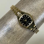 Vtg Dufonte By Lucien Piccard Women Diamond Accent Gold Tone Quartz Watch 6 1/4". Fixed Price $34.95.