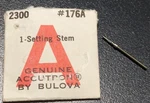 Nos New Genuine Bulova Accutron 2300 Part #176A Setting Stem. Fixed Price $9.99.