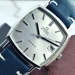 Omega Geneve Automatic CAL.1481 Date REF.162.0042 Silver Dial Vintage Mens Watch. Fixed Price $790.00.