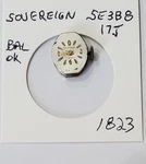 Womens Sovereign 17J 5E3B8 Wrist Watch Movement #1823. Fixed Price $6.95.