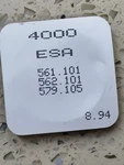 Eta 561.101/ 579.105 Part 4000 Circuit Original Vintage Swiss Quartz Nos Y. Fixed Price $64.90.